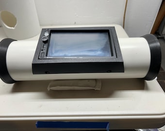 Double DIN  Bedroll Speaker Mount kit for a 4" sch 40 PVC tube. Install two 4" speakers in either end of tube. No tube or Head unit.