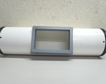 Double DIN radio Bedroll Speaker Mount kit for 6" sch40 PVC tube. Mount 2-6.5" speakers + 2-DIN head unit and 2-6.5" pods. No tube included.