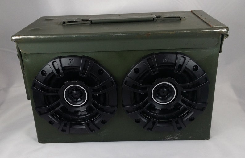 Basic Bluetooth Ammo Can Battery Powered Boom Box With Etsy