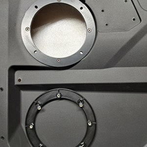Yamaha X4 X2 and Rmax speaker Adapters for door speakers to replace door blanks. Includes one pair to mount speakers to two panels.