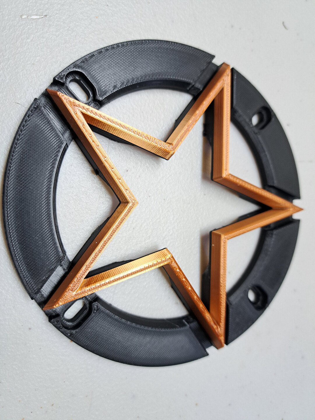 Copper Colored Army Insignia Speaker Grills With Mounting Etsy