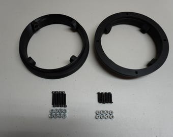 Renee's Massive Tube Speaker kit using a 8" sch40 PVC tube. Allows you to mount two massive 8" speakers in the tube ends! Hardware Inc