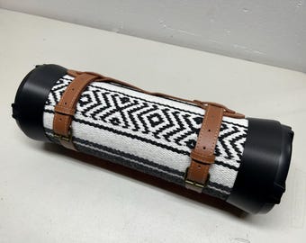 Bedroll Speaker System made  from a 4" sch 40 PVC tube. Includes two 4" DS18 GEN-X4 speakers. Wrapped in Red White and Black Serape. No amp.
