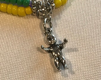 King Cake Baby, 3-strand Bracelet