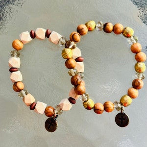 Bethlehem Olive Wood Bracelet, 2 choices
