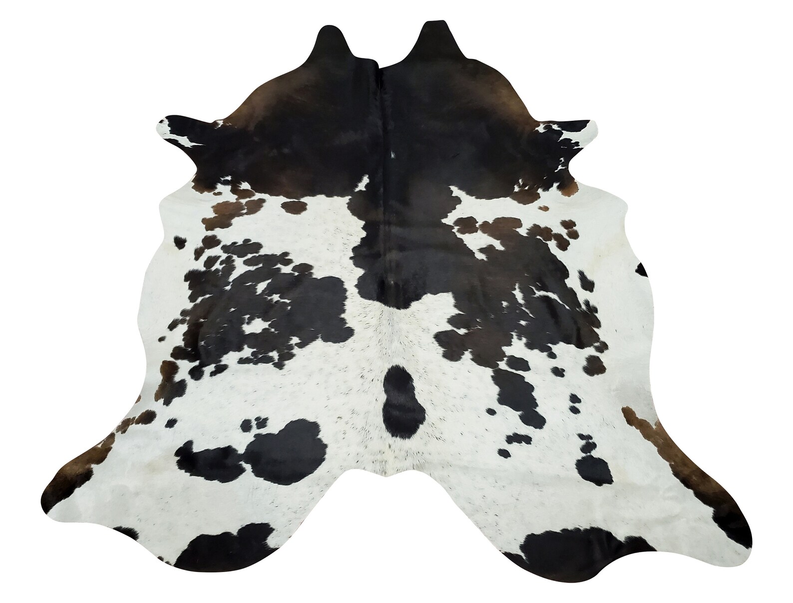 Alfombra de cuero de vaca motdécido negro marrón y blanco 84 x Etsy
