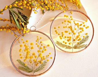 Real presionado Flores 10 Amarillo Lobelia ideal para elaboración de Tarjetas /& Floral Craft