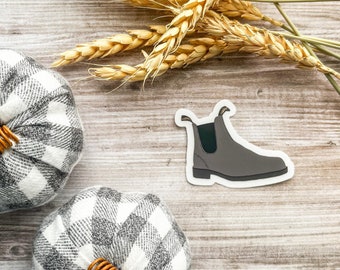 Blundstone Boot Vinyl Sticker | Autumn Boots, Fall Cozy Vibes, Vinyl Fall accessories, Hiking Lover