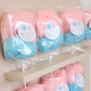 Cotton Candy, Gender Reveal, Cotton Candy on a stick, Party Favors, Circus Birthday, Carnival Birthday, Edible Favors, Birthday Favors