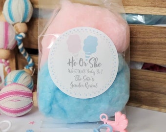 Cotton Candy, Gender Reveal, Party Favors, Circus Birthday, Carnival Birthday, Kids Birthday Party Favors, Personalized Favors, Party Favor,