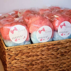 Bows or Arrows, Cotton Candy, Gender Reveal, Party Favors, Circus Birthday, Carnival Birthday, Kids Birthday Party Favors