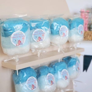Under The Sea Birthday Party Favors, Cotton Candy on a stick, Ombré Cotton Candy, Cotton Candy Cone, Circus Birthday, Carnival Birthday