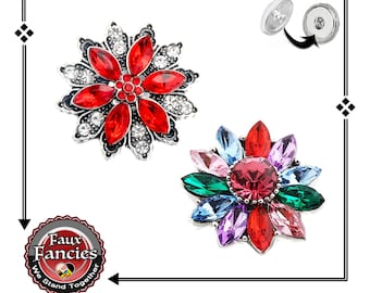 Snap Buttons, SALE Ginger Snaps, 18mm Snap on Charms, Interchangeable Snap, Rhinestone Snaps, Snap Snap, Jewelry gift