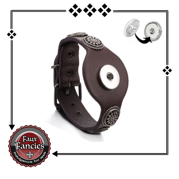 SALE! Leather Snap Button Bracelet, Snap Bracelet, Ginger Snaps, Snap, #GiftForHer, #SnapJewelry, Switchable Snap Buttons, Jewelry gift