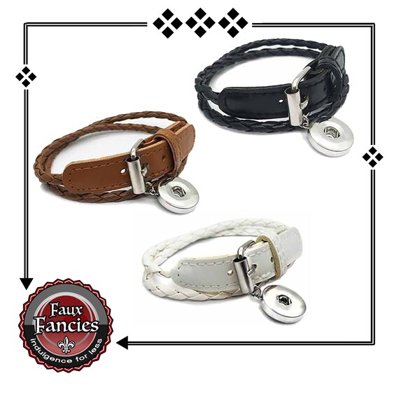 SALE! Faux Leather Snap Button Bracelet, Adjustable Wrap Snap Bracelet, Ginger Snaps, Snap Charms, #SnapButton, #SnapBracelet, #SnapPopper