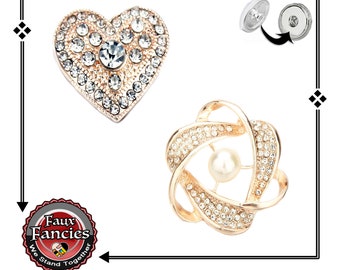 Snap buttons, Beautiful 18mm Ginger Snaps, Snap Charm, Rhinestone Heart Charms, Snap Jewelry, #SnapCharmButton, #RhinestoneCharm, #SnapCharm