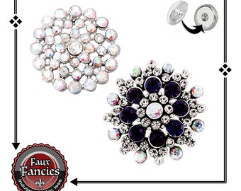 Shimmery RHINESTONE Snap Buttons, Snap Charms, Ginger Snaps, Switchable Snaps, #BraceletCharms, #SnapCharm, #RhinestoneSnaps, #SnapButtons