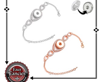 STUNNING Snap Button Rhinestone Bracelet, Snap Bracelet Gift, Snap Buttons, #SnapButtonJewelry, #SnapJewelry, #FastShipGift