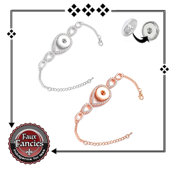 STUNNING Snap Button Rhinestone Bracelet, Snap Bracelet Gift, Snap Buttons, #SnapButtonJewelry, #SnapJewelry, #FastShipGift