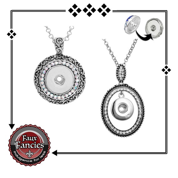 Rhinestone PENDANT for Snap Buttons, Ginger Snap Pendant, Snap Charms, Interchangeable Snap, Rhinestone Snap, Snap Snap, #RhinestonePendant