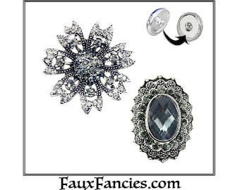 SALE! SNAP Buttons, “Vintage” Snap, 18mm Ginger Snap, Snap Charms, #SnapCharm, Rhinestone Snap, Snap Jewelry, #RhinestoneCharms, #SnapButton