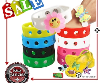 PVC Bracelet for PVC Charms, Silicone Charms, Kids Charms, PVC Bracelets, Kids Bracelets, Kids Party Favors, Kids Charms, #PVCBracelet