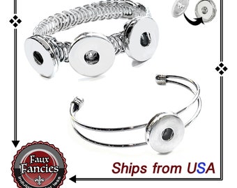Snap Button CUFF Bracelet, Snap Jewelry for Ginger Snap Button, Snap, Gift for her, Snap Jewelry, Interchangeable Snap Button, #SnapBracelet