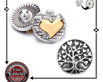 Beautiful LOVE Snap Buttons, LOVE Ginger Snaps, #LoveCharms, #LoveSnapButtons, #TreeOFLifeCharms, #SnapCharm, #SwitchableSnaps, #Snap
