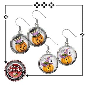 Halloween Earrings, Halloween jewelry, FUN Jewelry for Halloween, Earrings for Halloween, Halloween gift, Hostess Gift, #HalloweenJewelry
