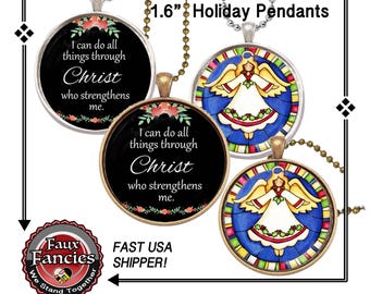 ANGEL CHRISTMAS CHRIST Pendant, Handmade Christ Pendant, Christmas Jewelry, #ChristmasPendant, #ChristmasJewelry, #AngelPendant, #AngelGift