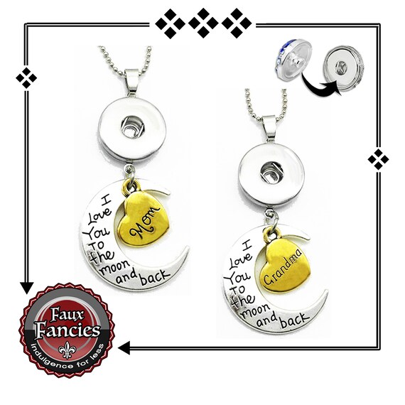 Snap Button Pendant for MOM or GRANDMA, Gift for MOM or Grandma, Snap Jewelry Pendant, #SnapPendant, #SnapButtonJewelry, #GiftForMom