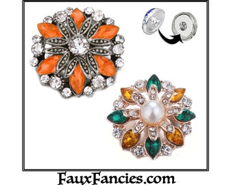 SALE! SNAP Buttons, COLORFUL Snaps, 18mm Ginger Snaps - Snap on Charms, Interchangeable Snap, Rhinestone Snaps, Snap Snap, Jewelry gift