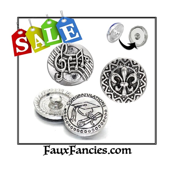SALE! Graduation Snap Button, Music Ginger Snaps, Snap Button, Snap Charms, Interchangeable Snap, Rhinestone Snaps, Snap Jewelry Snap Button
