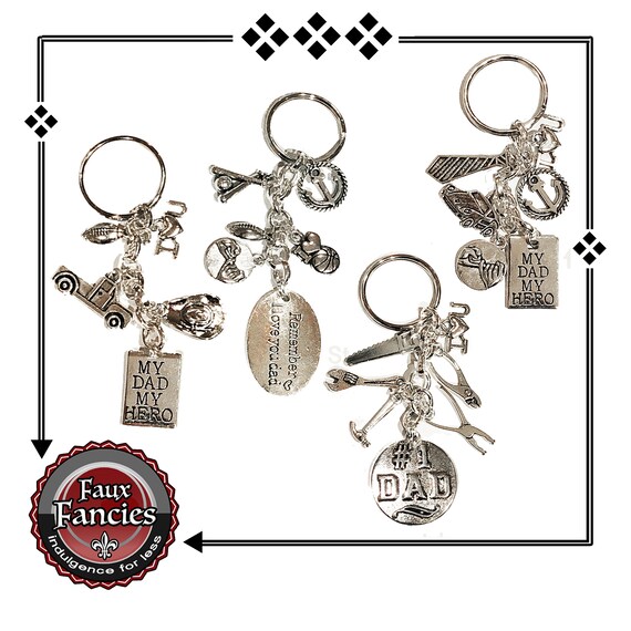 Gift for Dad, Gift for him, KEY RINGS, 3 Styles, Fast Dad Gift, Gift For Him, #FathersDay, #GiftForDad, #GiftForHim, #Keyrings, #KeyChains