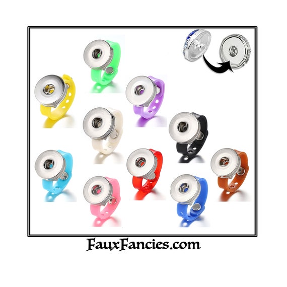 18mm Snap Button Rings, Snap Buttons, Ginger Snap, Snap, Gift for her, Jewelry gift, Snap jewelry, Snap Button