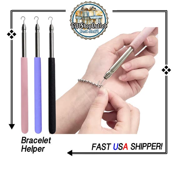 Bracelet Helper TOOL, Zipper helper, Bracelet assist, Tool for bracelets, Jewelry tools, #ZipTool, #JewelryTool, Bracelet Hook, Jewelry Hook
