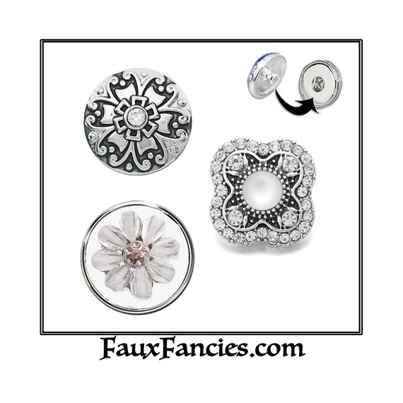 Rhinestone Snap button, Ginger Snap, Rhinestone 18mm Snap Charm, DISCOUNTS, Snap Button jewelry, Changeable snap, chunk snap, #SnapButton