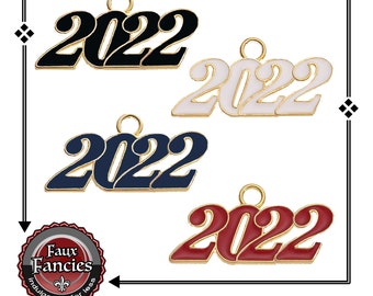 2022 Charms, 2022 Graduation Charms, 2022 Wedding Charms, DISCOUNTS, Charm for grad, Charms for 2022, 2022 New Years, Grad 2022, #2022Charm