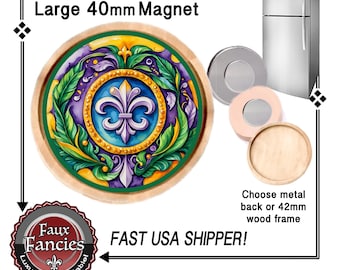 NEW ORLEANS STRONG Handmade MaGNET, New Orleans Gift, New Orleans Souvenir, New Orleans Fund Raiser, #New OrleansStrong, #NewOrleansJazz