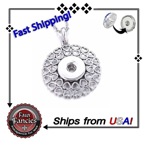 HEART Snap Button Pendant, LOVE Heart Pendant, Valentine Gift, #HeartSnapJewelry,#SnapButtonJewelry,#SnapHeartPendant, #ValentineGift, #Love