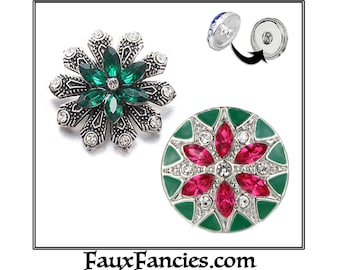 SALE! SNAP Buttons, COLORFUL Snaps, 18mm Ginger Snaps, Snap on Charms, Changeable Flower Snap, Rhinestone Snaps, Snap Jewelry, #SnapJewelry