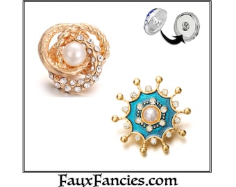 SALE! SNAP Buttons, Gold Tone Ginger Snaps, #SnapButtons, Snap Charms, Changeable Snap, Rhinestone Snap, Snap Jewelry Charm, FlowerSnapCharm