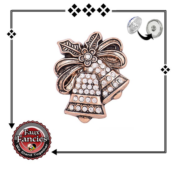 OUR DESIGN! Gorgeous Christmas Bell Snap Button, Ginger Snaps ,Snap Charms, #ChristmasCharm, #ChristmasSnap, #SnapButton, #ChristmasJewelry