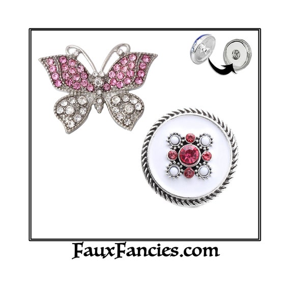 SNAP Buttons, Beautiful Rhinestone 18mm Snap Button, #GingerSnap, Snap Charms, #BraceletCharms, Rhinestone Snaps, Snap Button Jewelry