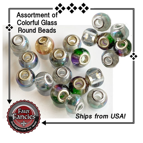 Colorful SHINY GLASS 6mm Beads, 3mm Holes, Jewelry Beads, Glass Beads, Acrylic Beads, #JewelryBeads, #GlassBeads, #BeadsForJewelry, Beads