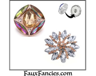 SNAP Buttons, GORGEOUS Snap Buttons, 18mm Ginger Snaps, Snap Charms, #SnapButtons, Rhinestone Snaps, Snap Snap, Rhinestone Charms