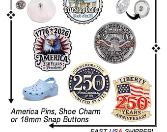 USA Pins, USA charms,USa Shoe Charms, July 4th Charm, 250th USA Anniversary, Team USa, World Cup Soccer, Olympics Charm; #USAPin. #TeamUSA