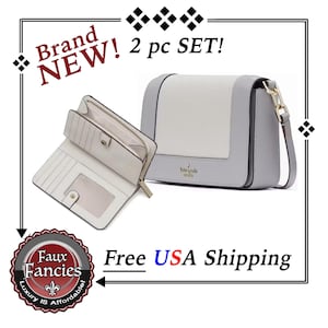 SALE! NeW! KATE SPaDE LEATHeR Crossbody Bag, Authentic, GORGeOUS Bag, Perfect for TRAVeL, shopping, every day use, SHiP FrEE, #KateSpade
