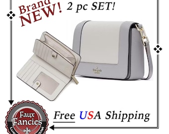 SALE! NeW! KATE SPaDE LEATHeR Crossbody Bag, Authentic, GORGeOUS Bag, Perfect for TRAVeL, shopping, every day use, SHiP FrEE, #KateSpade