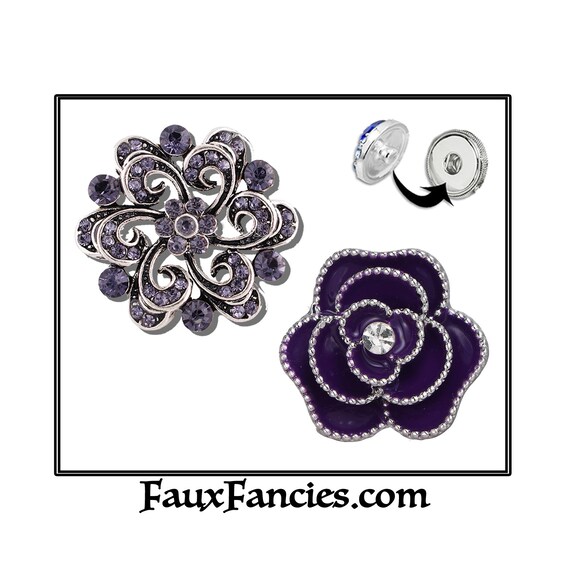 18mm Snap Buttons, FAVORITE Ginger Snaps, Snap Charms, Interchangeable Snap, Rhinestone Snaps, Snap Snap, #FlowerCharms, #SnapButtons